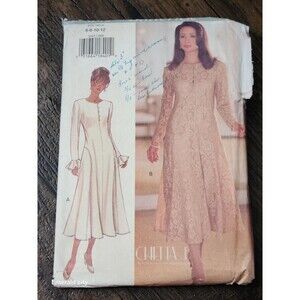 VTG Butterick 3199 Jessica Howard misses dress sewing pattern1993 size 6-8-10-12